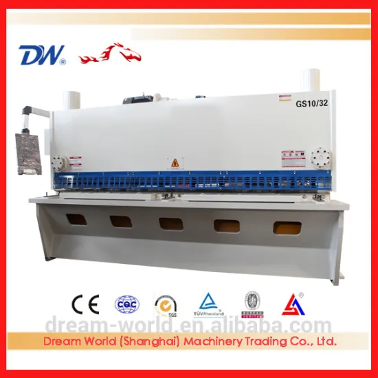 4 meters hydraulic guillotine shear for 12mm iron plate