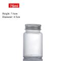 White Screw Cap Glass Bottle for Health Tablets
