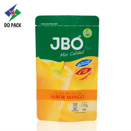 Fruit Juice Candy Packaging Stand Up Pouch