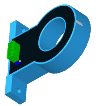 Closed loop DC leakage current sensor