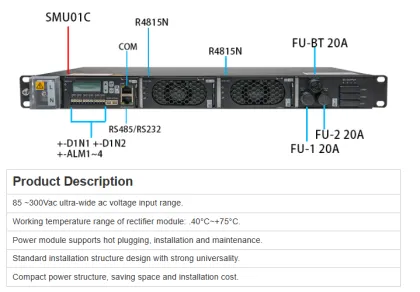 ETP4830-A1 Telecom Communication Power Supply Embedded Power System