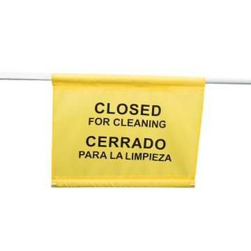 Heavy Duty Extendable Safety Sign for Commercial Establishments (30-52 inches)