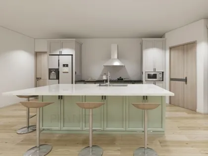 Customized High End Solid Wood Cupboard For Kitchen