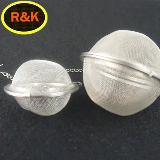 Flavoring Spice Stainless Steel Tea Mesh Ball Filter