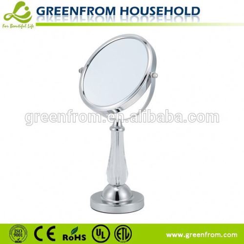 7 inch double side desktop mirror serving tray