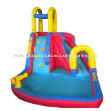 Inflatable Pool Slide (144*96*96-inch), Durable Zippers