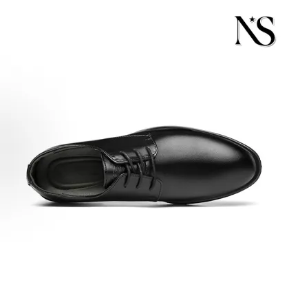 Top-grain cowhide business casual leather shoes