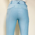 Light Blue Competition Equestrian Jodhpur Breeches Women