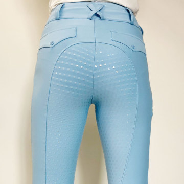 Competencia de azul claro Ecestrian Jodhpur Breeches Mujeres