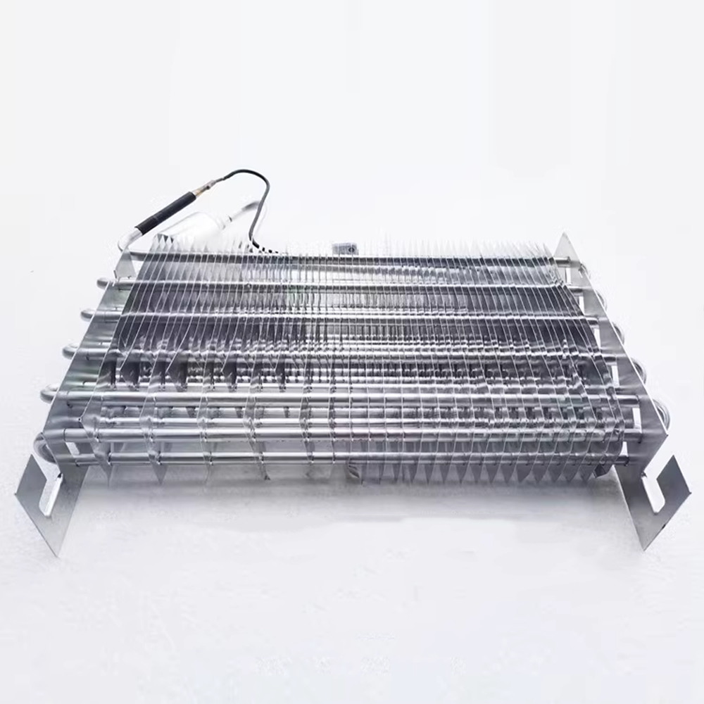 Freezer display case condenser