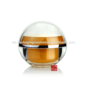 Classical Plastic Cosmetic Packaging Acrylic Sphere Container