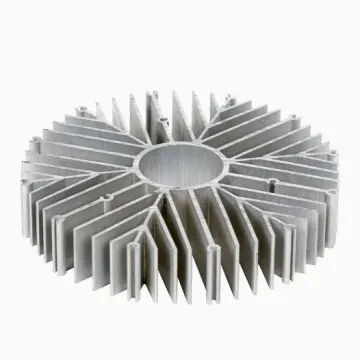Aluminum Extrusion Profiles Circular Heatsink