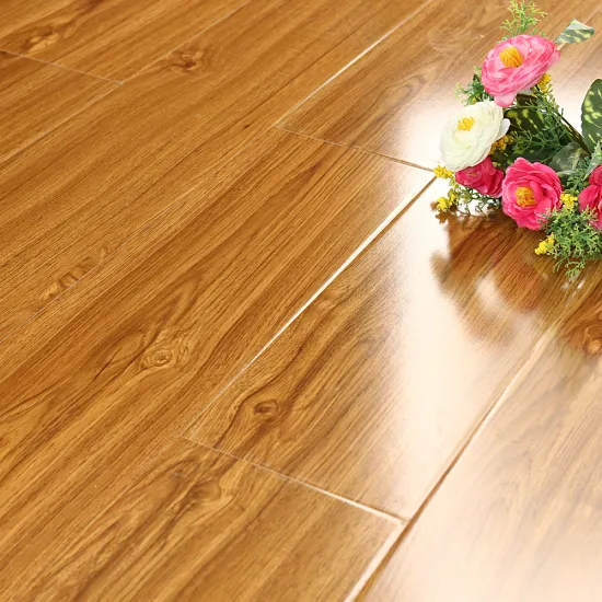 11mm AC3 wax high glossy laminate flooring