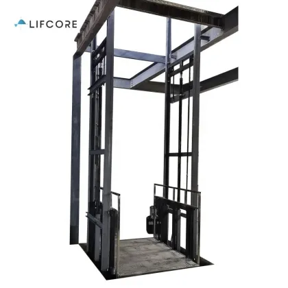 Portable Warehouse Scissor Lift: Vertical Cargo Lift & Mobile Elevating Work Platform