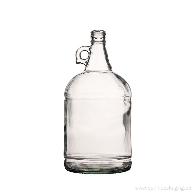 Clear Glass Growlers with Handle