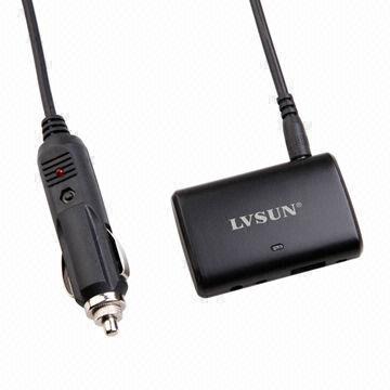 Universal Laptop Car Chargers, Portable and Smart Design, USB Output Support Related 5V Devices