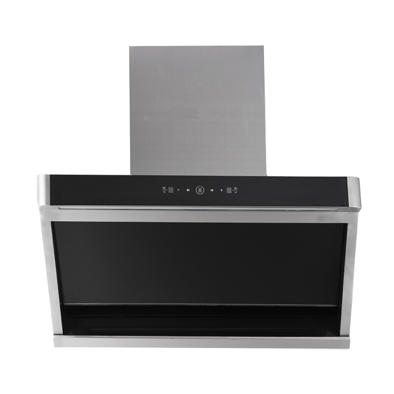 CE CB 900mm Glass Stainless Steel Hand Sensor Gesture Control Kitchen Exhaust Range Hood Kitchen Chimney Exhaust Hood