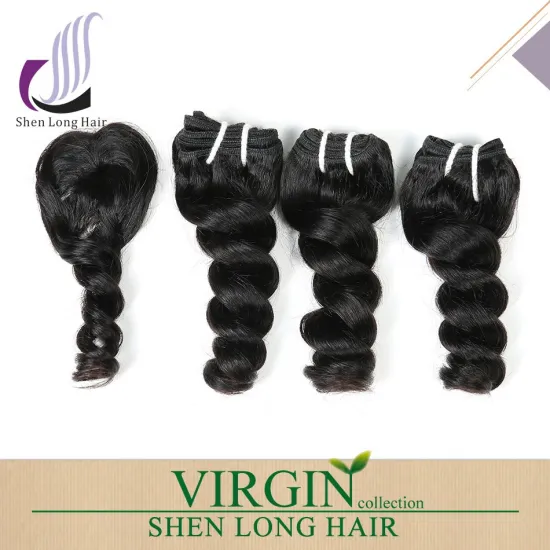 Shenlong hair new arrival brazilian french curl hair extension, hot sale brazilian hair 8 inch hair weaving remy extension