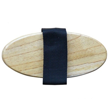 Wooden Horse Brush with Ribbon Belt