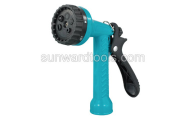Multi-pattern polymer spray gun