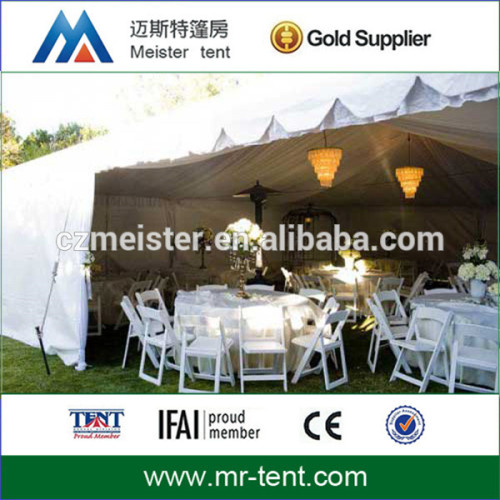 Giant waterproof white wedding tent for sale from tent factory