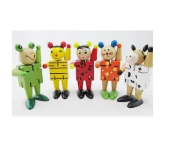 Wooden toys -animals dolls