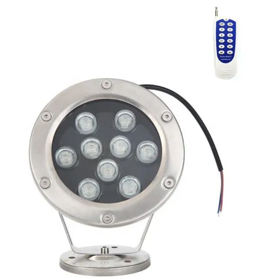 9W LED RGB Underwater Lights IP68 Waterproof Fountain and Pool Landscape Lamp