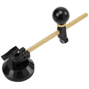 Professional Grade 30cm Round Knob Handle Suction Cup T Bottle Glass Cutter with Adjustable Circular Blade