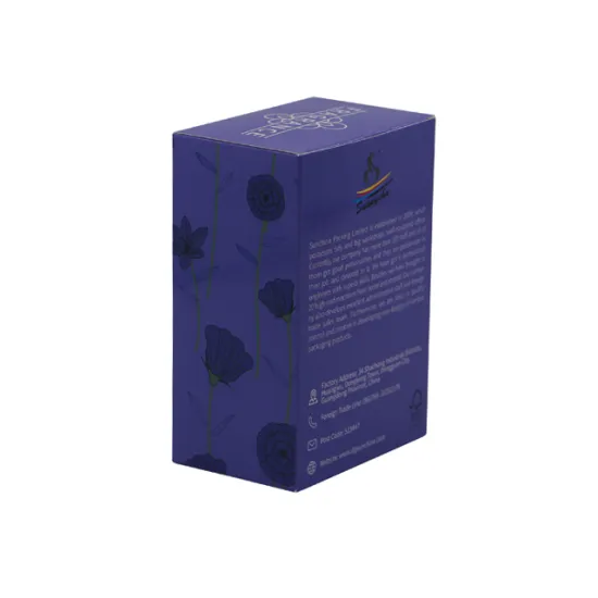 Purple blue makeup boxes skincare boxes