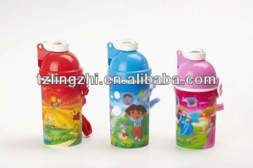 3D design plastic bounce water bottle