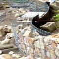 Contenedor de gabion soldado fuerte para la pared de jardín