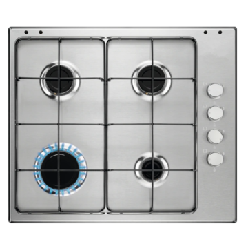 Gas Hobs Electrolux Italy in Stainless Steel