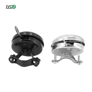 LVCO Classic Vintage Black Shining Electric Bicycle Bell for Mountain Bikes