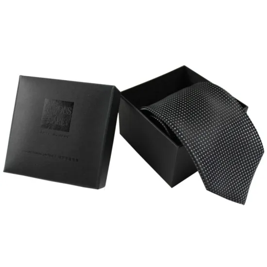 Men Ties Cardboard Gift Box With Drawer