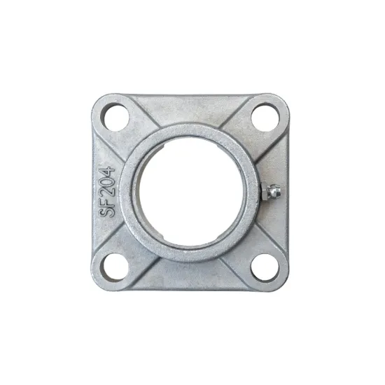 JXL SUCF204 Stainless Steel 4-Bolt Flange Unit Pillow Block Ball Bearing for Industrial and Farm Industry Applications