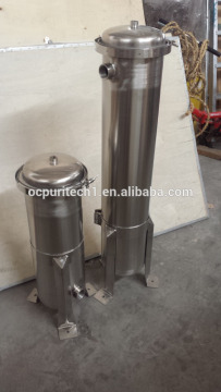 stainless steel water filter housing fit to 410mm 810mm bag filter bag