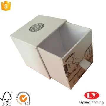 Cardboard drawer candle perfume packaging gift box