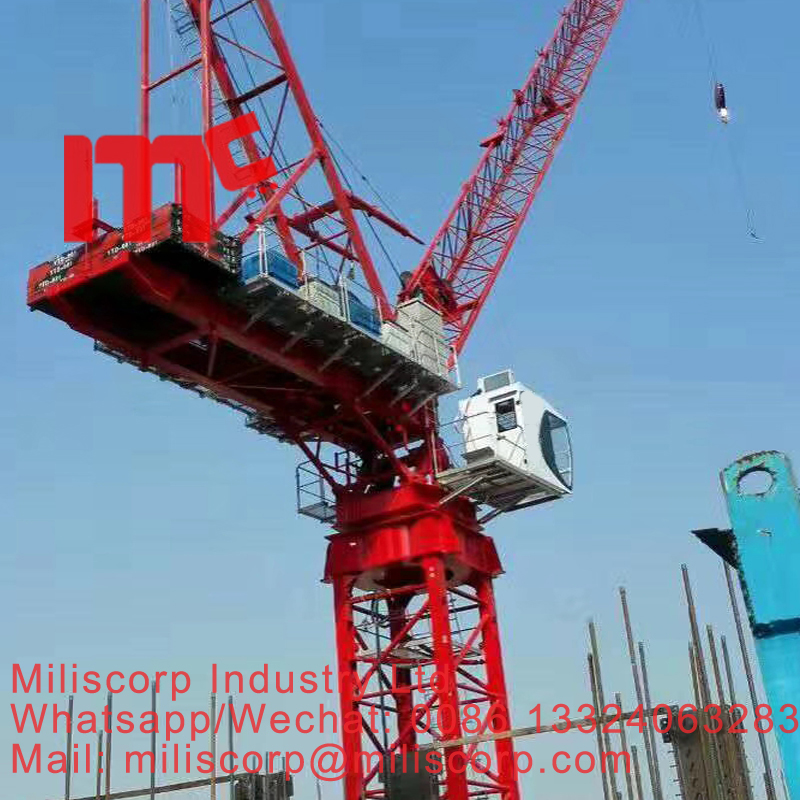 luffer jib tower crane