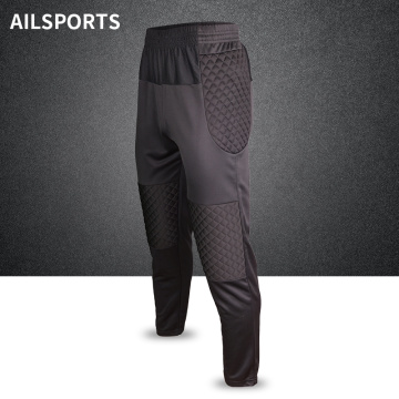 Men Professional Soccer Training Pant Goalkeeper Pants Shorts Sponge Football Goal Keeper Rugby Trousers Goalie Sport Sweatpants