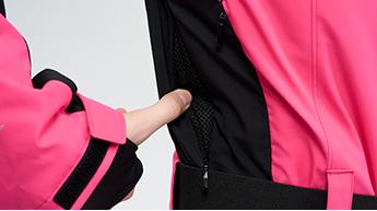 skiwear ventilate zipper