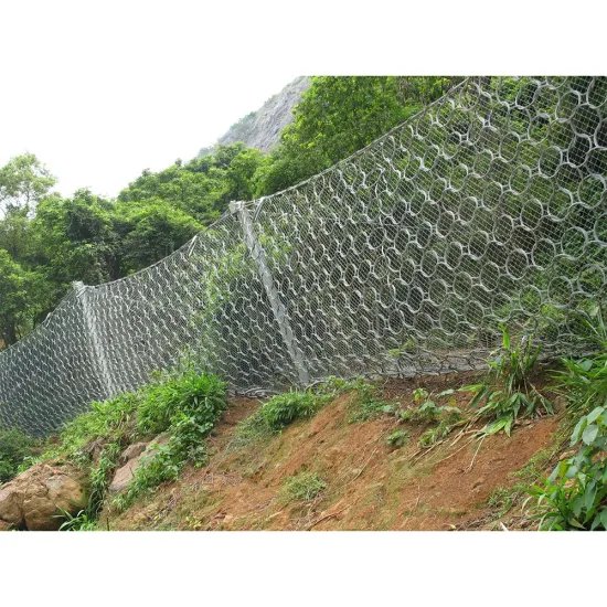 Hexagonal Mesh Rockfall Netting: An Effective Slope Protection System