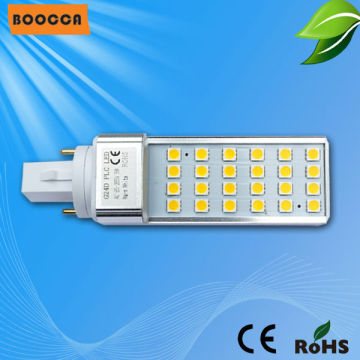 2014 New 11W G24 / E27 socket Warm/White/Pure led plug light