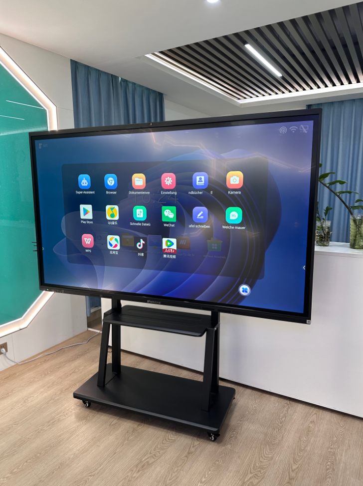 Kurumsal toplantı odası ve dijital sınıf için 4K UHD Etkileşimli düz panel ekran