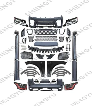 LAND ROVER RANGE ROVER SPORT 2014-2017 Body Kit - 2018 SVR Style Upgrade (Includes Bumpers, Headlights, Taillamps)