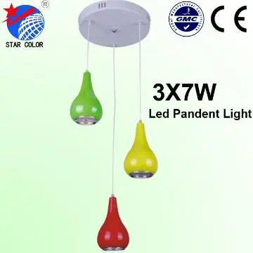 3 heads led dinner pandent light