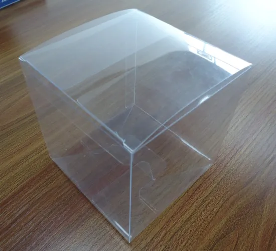 square transparent plastic package box
