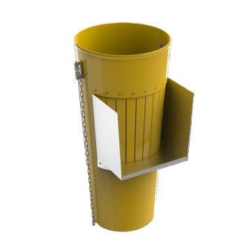 Hopper chute Construction debris Chutes roofing trash Rubbish Chute