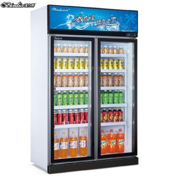 Commercial Glass Door Refrigerator for Supermarkets and Flower Shops