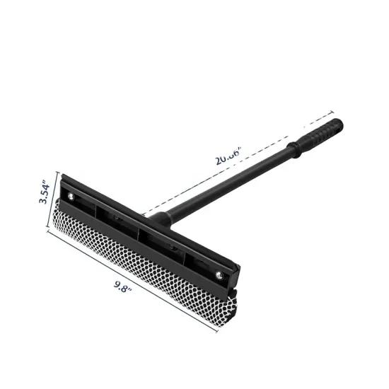 8-inch Window Squeegee with Synthetic Sponge Head - Plastic Construction