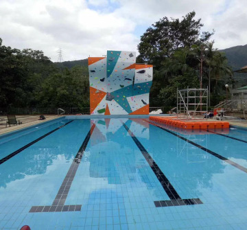 Crystal Clear Glass Climbing Walls for Kids and Adults: Aqua Climb Sport Poolside Swinging Adventure" 

However, considering the core elements you've provided and aiming for clarity and SEO-friendliness, a more fitting title might be:

"Aqua Climb Sport: 